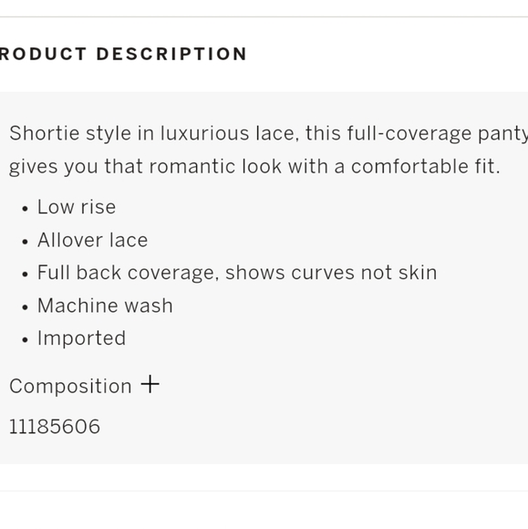 💕VICTORIA'S SECRET SHORTIE PANTY SIZE S - Picture 2 of 6